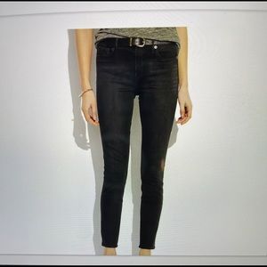 Madewell 9” High Riser Skinny Skinny Jeans Black